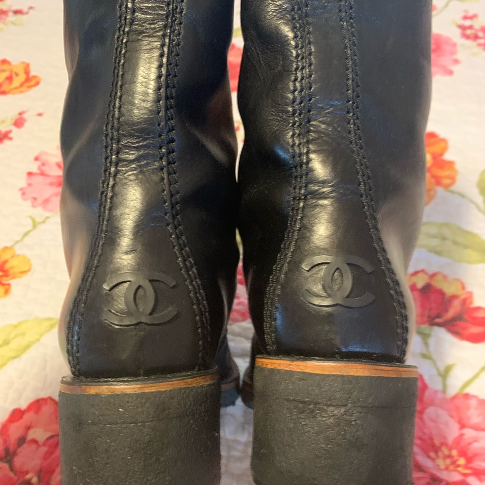 Chanel Leather Boots - Picture 3 of 14